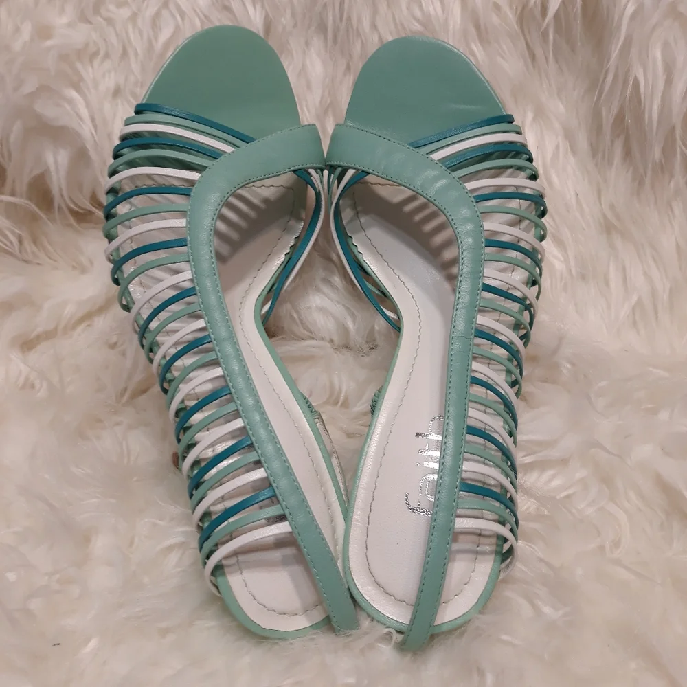 Faith Slip on strappy heels - Picture 3 of 9